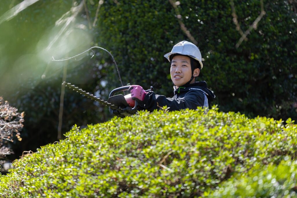 若くても技術は老舗級!!国家資格取得の富澤造園